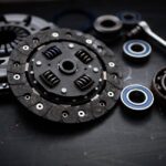 New,Clutch,Kit,In,A,Car,Service,With,A,Flywheel