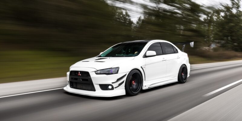 Seattle,,Wa,,Usa,Feb,2,,2023,White,Mitsubishi,Evo,Driving