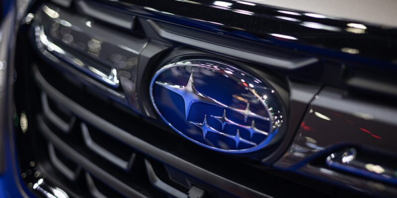 Bangkok,thailand,-,March,30,2023:,Closeup,Subaru,Brand,Logo,At