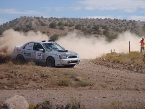 Team Up Two Mountains Rally at Prescott Rally 2009